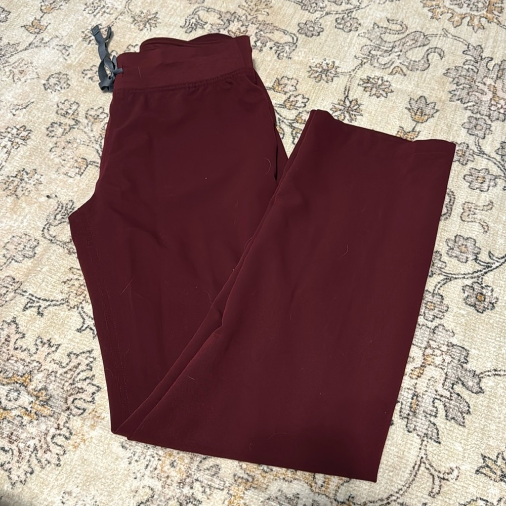 Burgundy Livingston fig pants